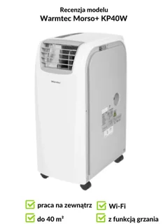 Klimatyzator Przenosny Warmtec Morso Kp40w Przod Bok Recenzja